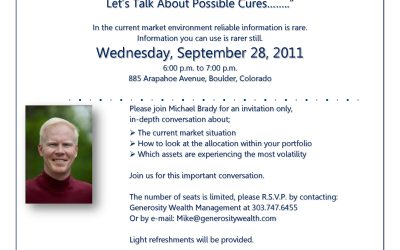 Generosity Wealth Seminar