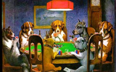Dogs Playing Poker