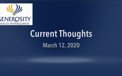 March 12, 2020 Market Update: Turbulence