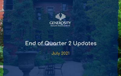 2021 End of Quarter 2 Updates