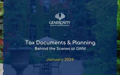 Start the Year Right: A Behind-the-Scenes Look at Tax Planning with Generosity Wealth Management